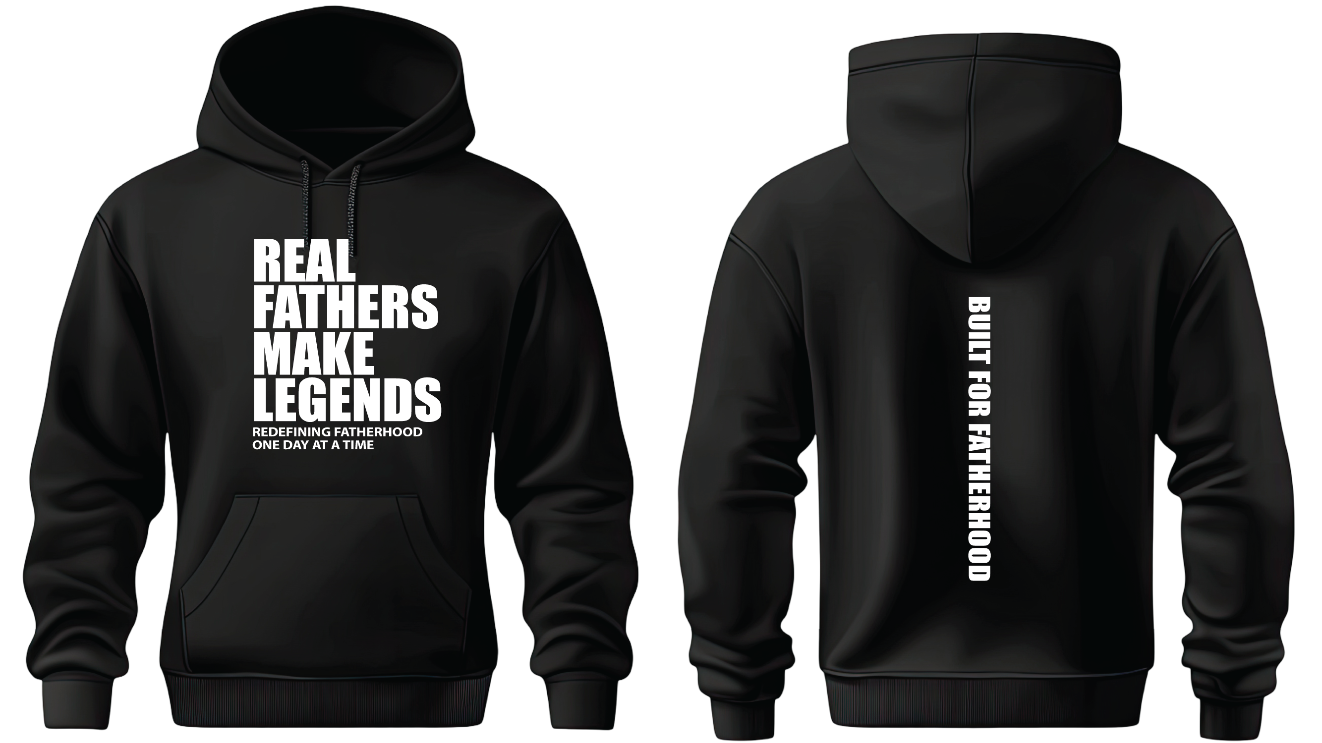 Real Fathers Make Legends - Black