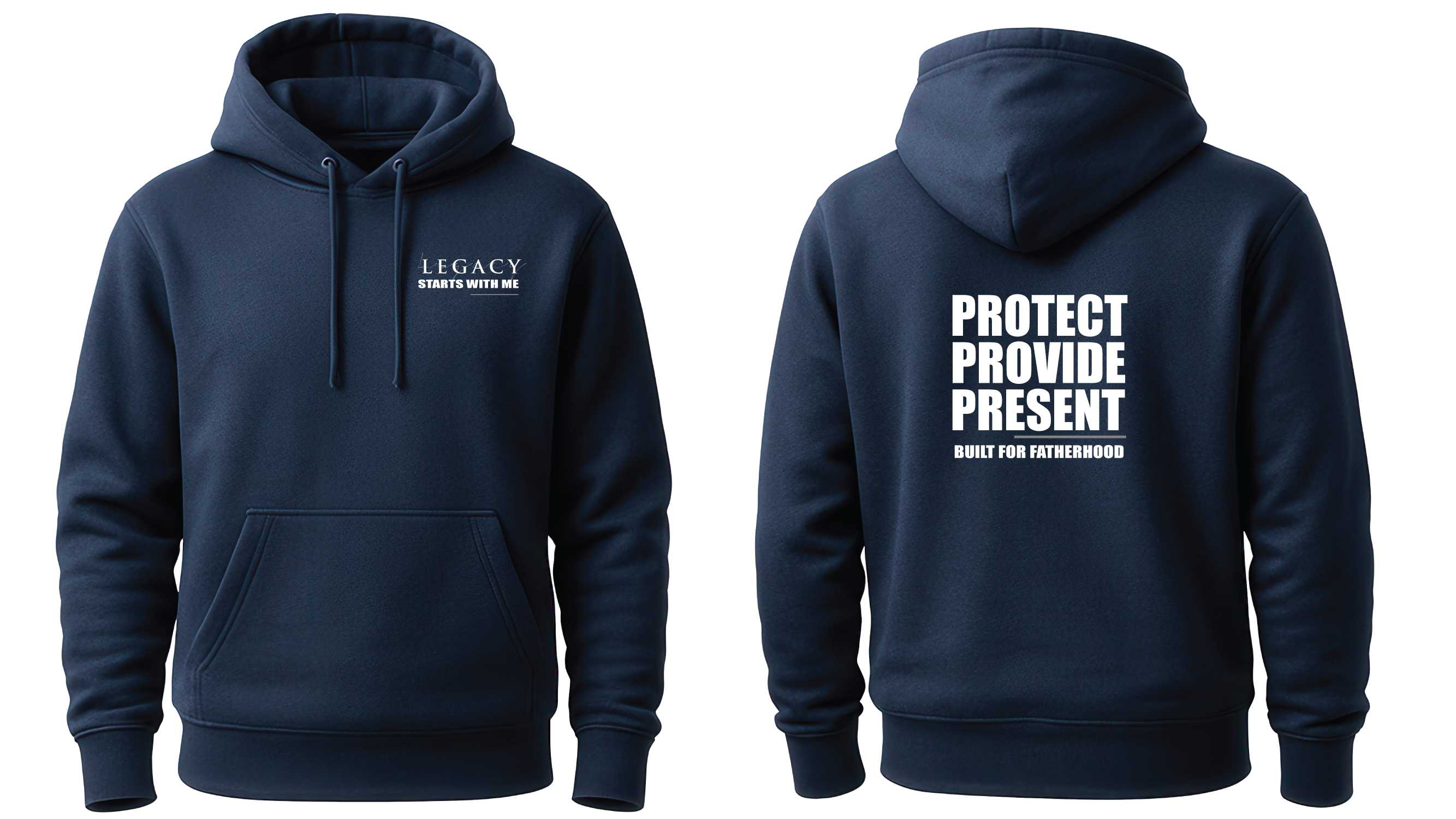 Protect Provide Present - Navy Blue