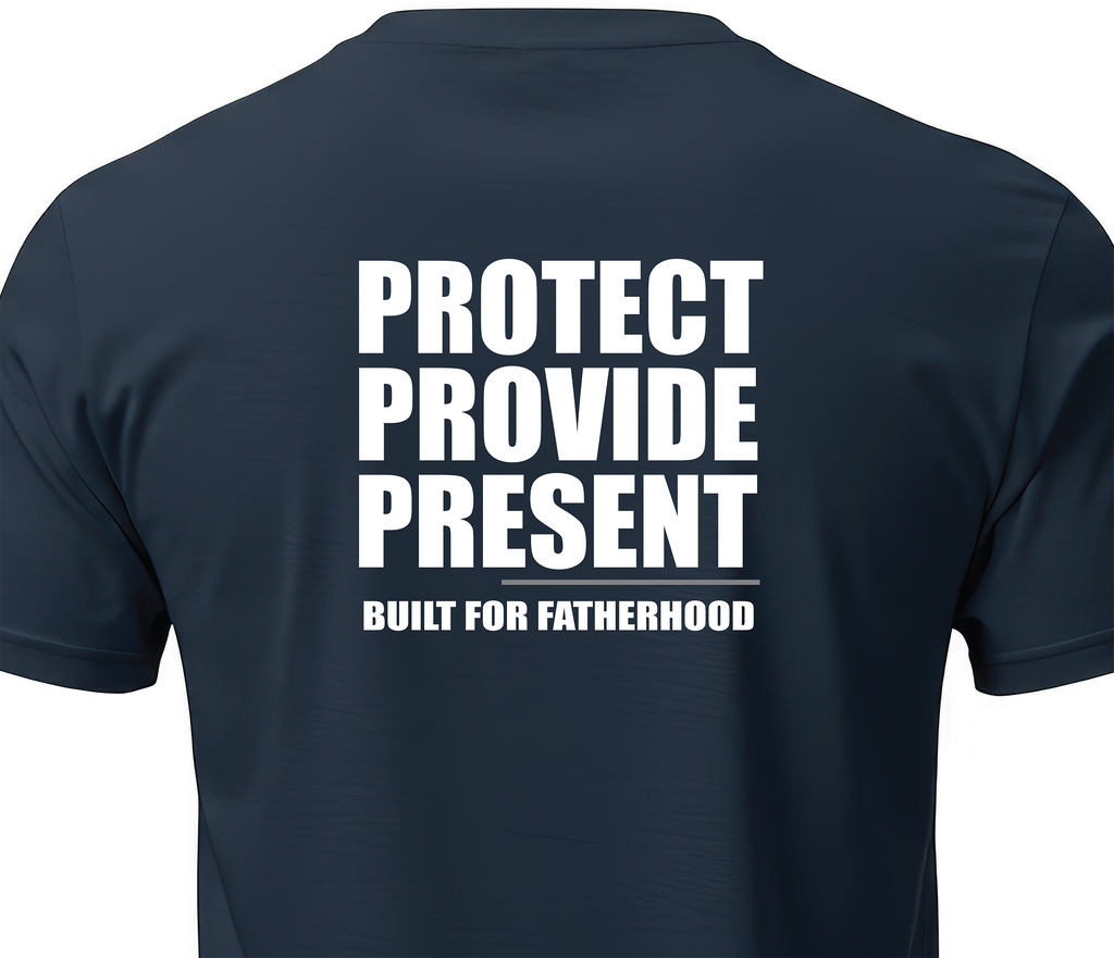 Protect Provide Present - Navy Blue T-shirt