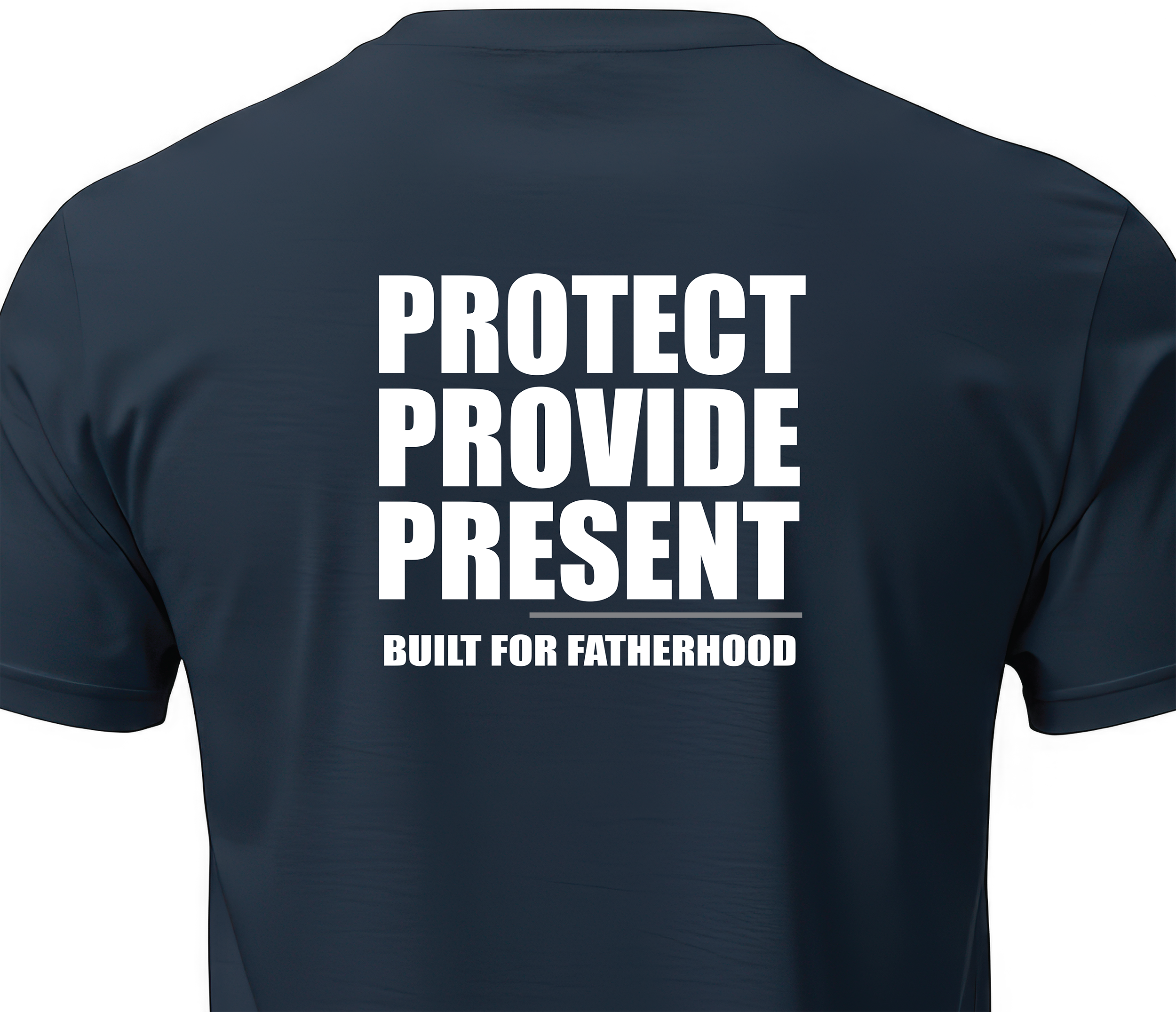 Protect Provide Present - Navy Blue T-shirt