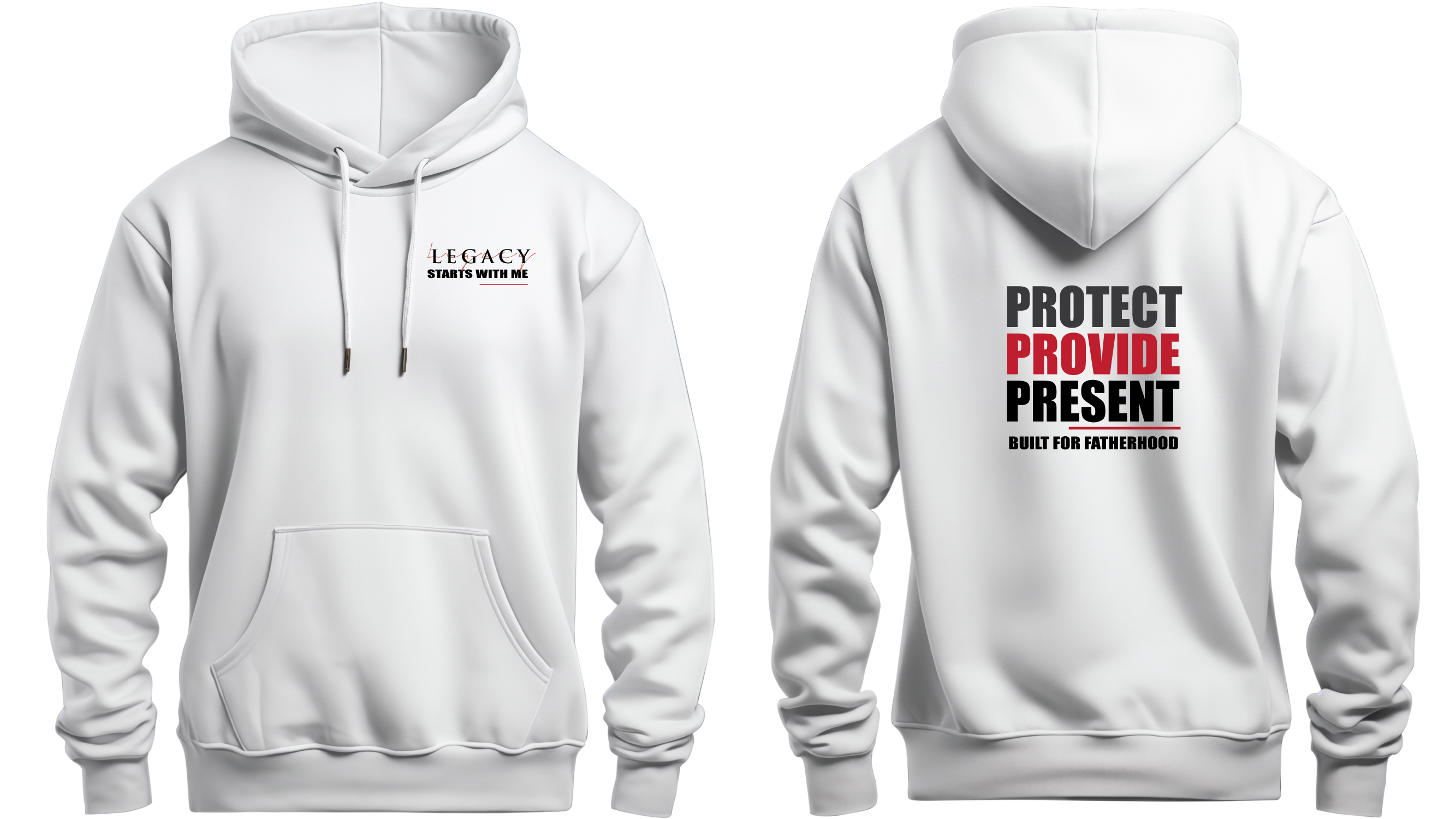 Protect Provide Present - White